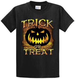 Trick Or Treat Printed Tee Shirt
