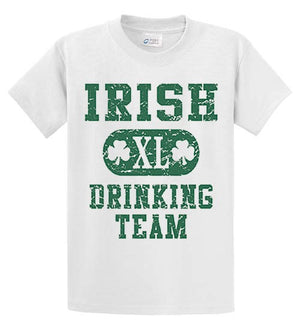 Irish 'Xl' Drinking Team Printed Tee Shirt