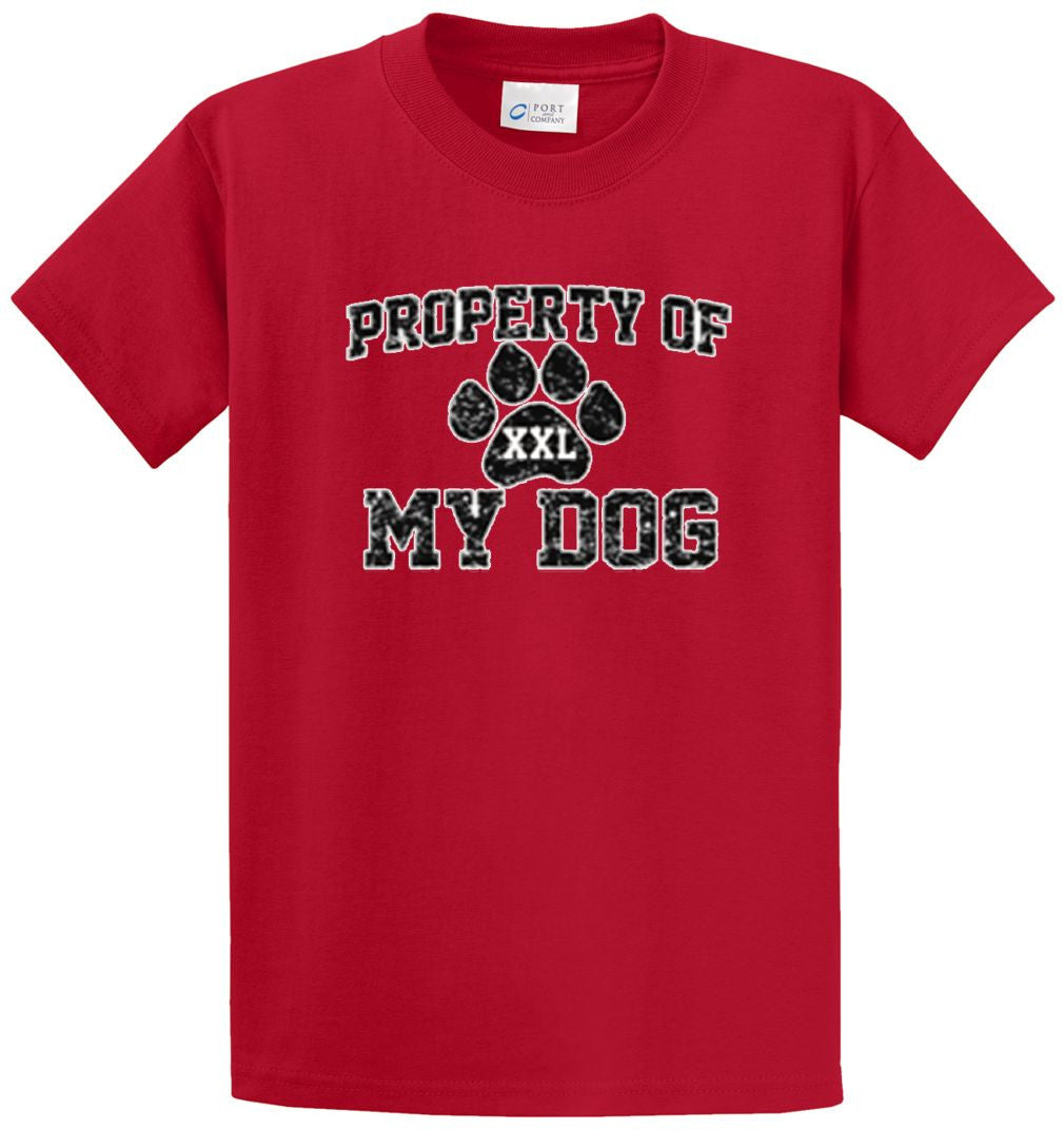 Property Of My Dog Printed Tee Shirt-1
