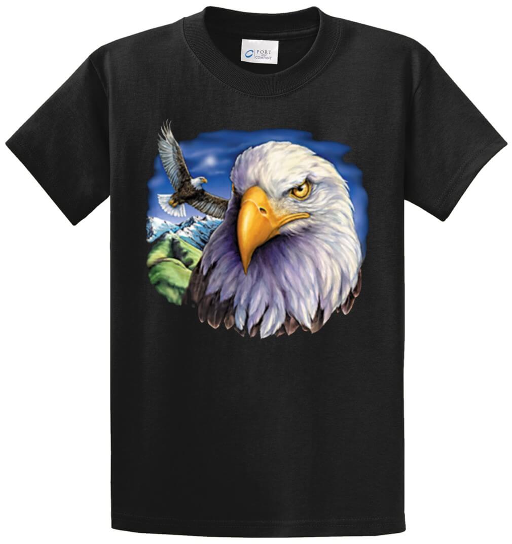 Eagles Wildlife Printed Tee Shirt-1