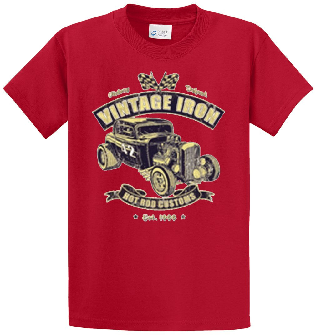 Vintage Iron Printed Tee Shirt-1