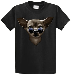 Cool Chichuahua Printed Tee Shirt