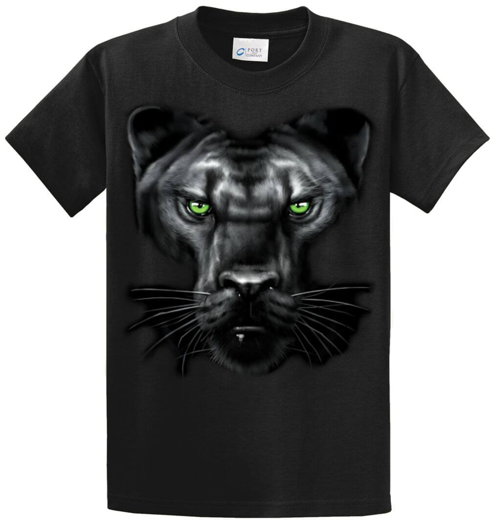Majestic Panther Printed Tee Shirt-1