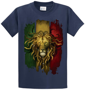 Rasta Lion (Oversized) Printed Tee Shirt