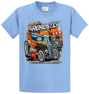 Hot Rod Roadster Printed Tee Shirt