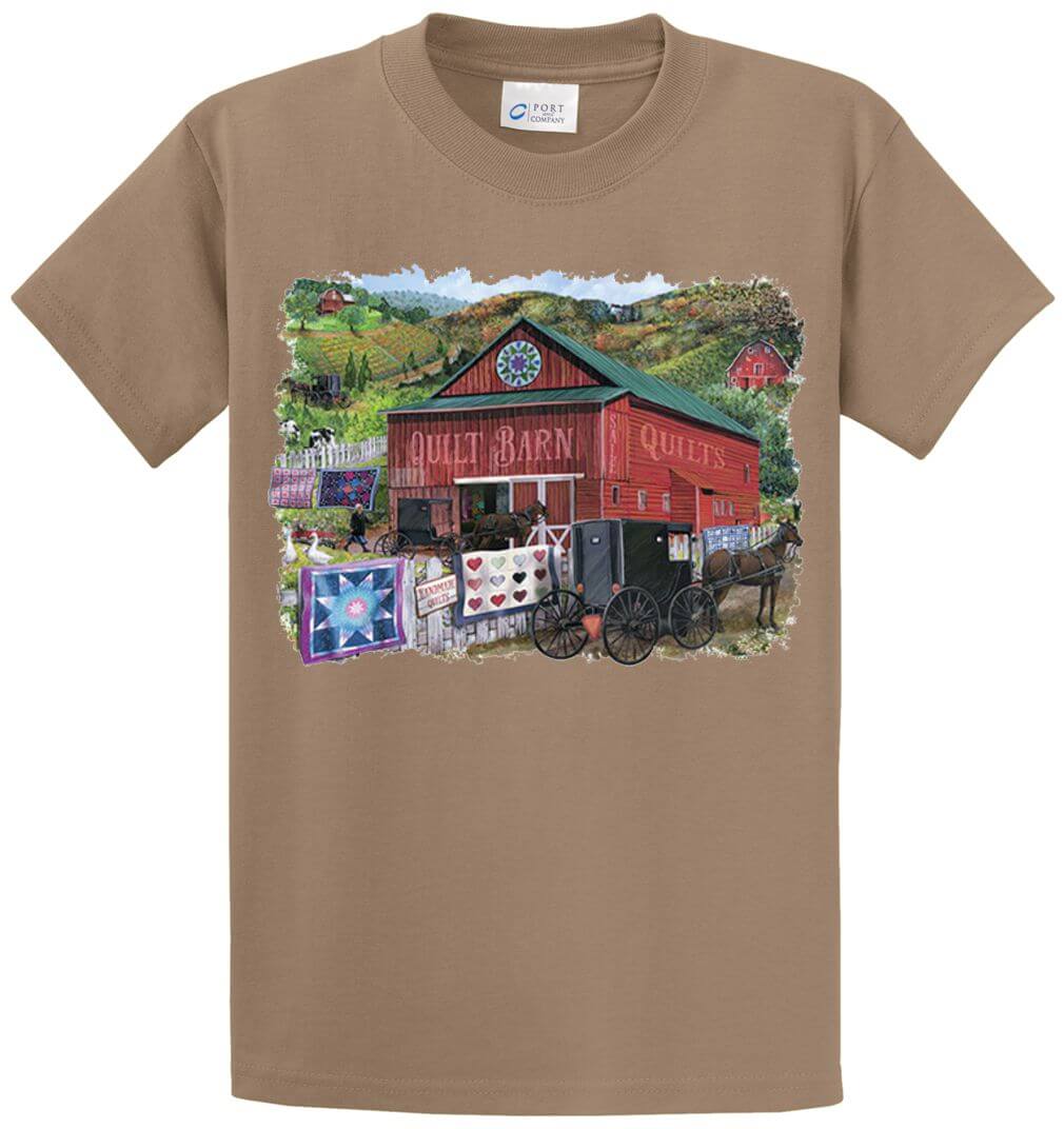 The Quilt Barn Printed Tee Shirt-1