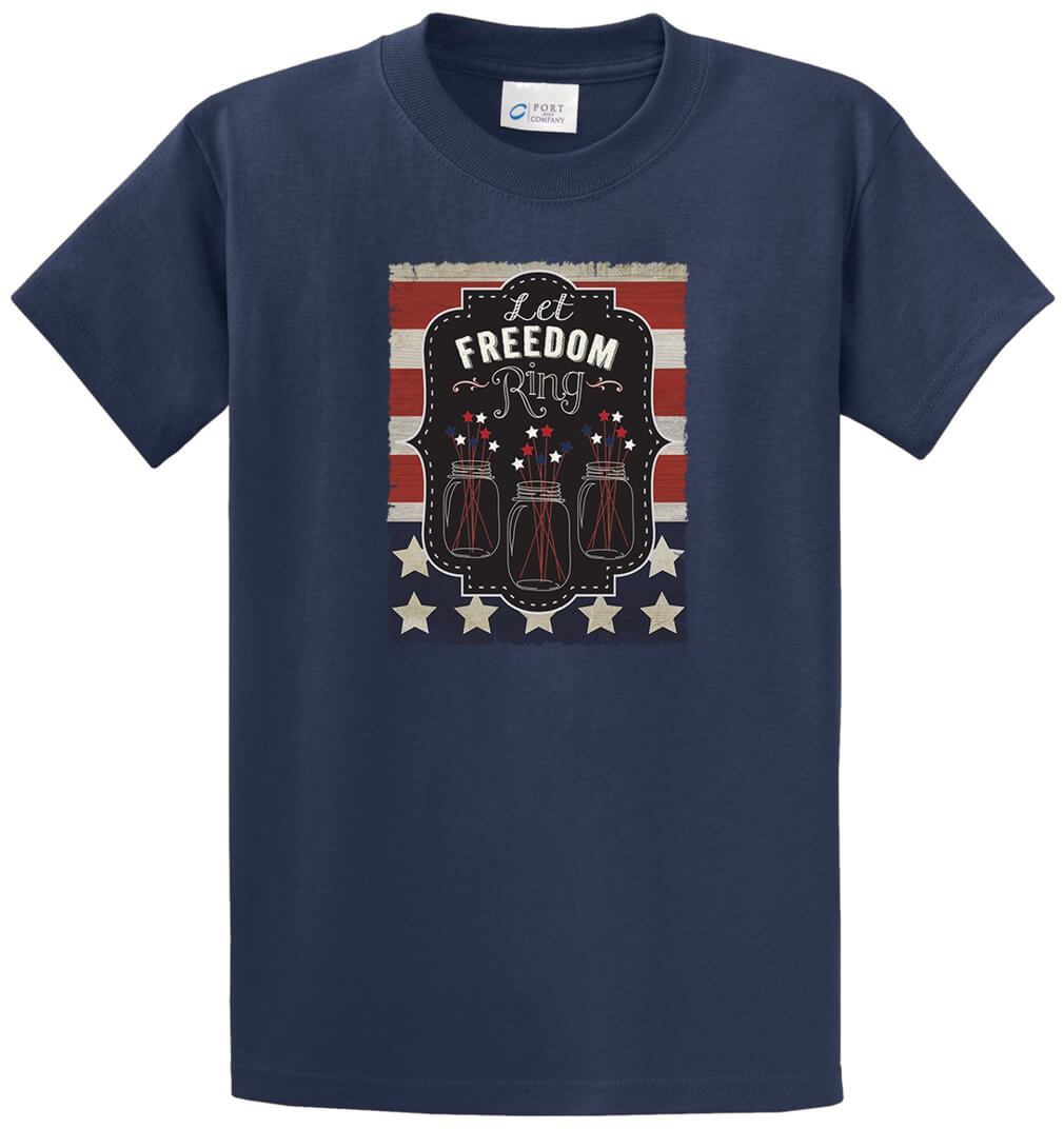 Let Freedom Ring Printed Tee Shirt-1