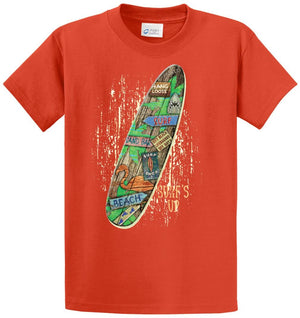 Surf Board Printed Tee Shirt