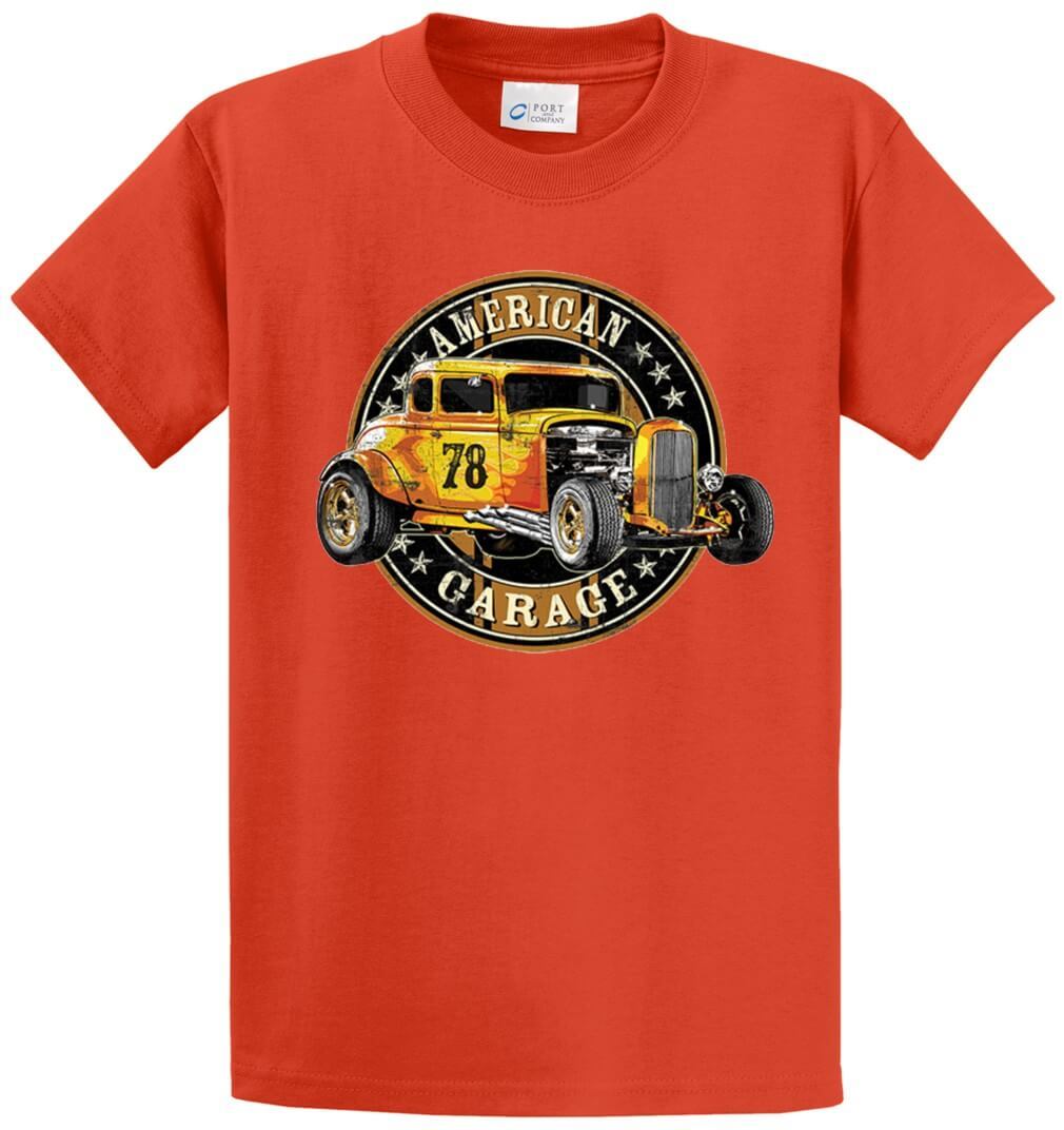 American Garage Hot Rod Printed Tee Shirt-1