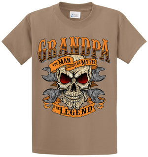 Grandpa The Legend Printed Tee Shirt