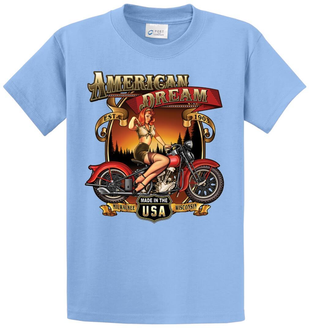 American Dream Bike Printed Tee Shirt-1