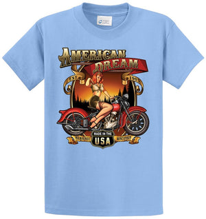 American Dream Bike Printed Tee Shirt