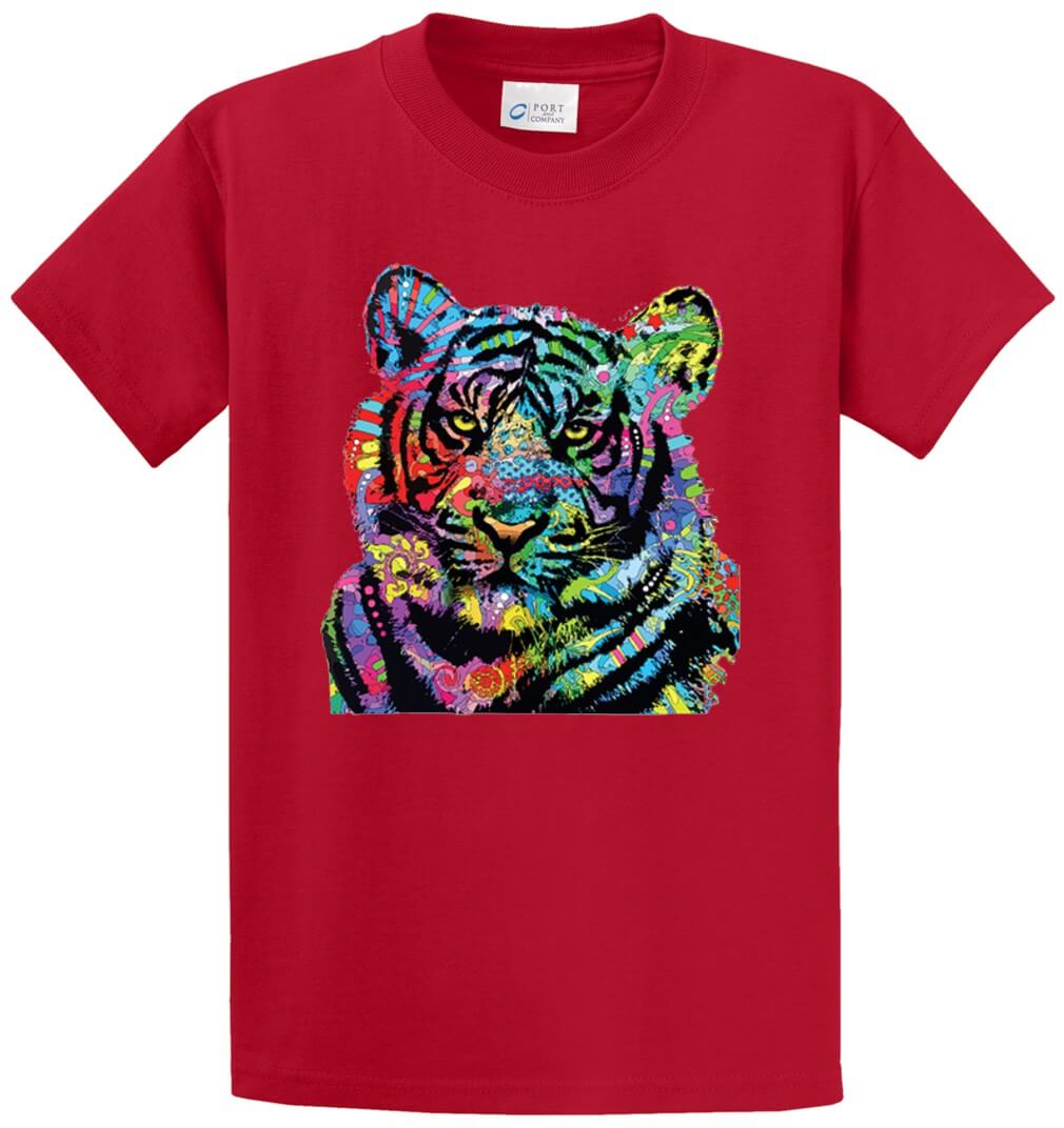 Tiger Eyes Printed Tee Shirt-1