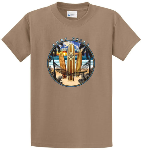 Just Chill Surf Printed Tee Shirt
