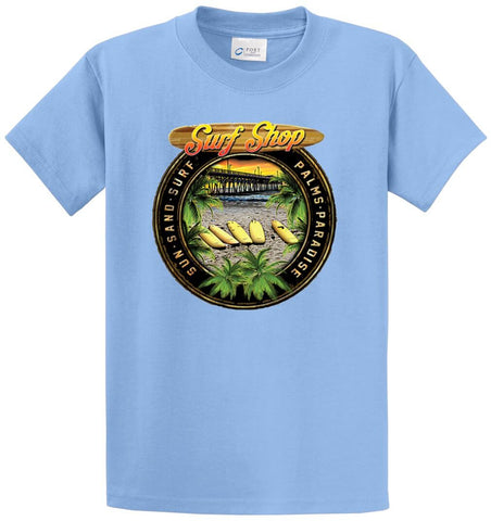 Surf Circle Printed Tee Shirt