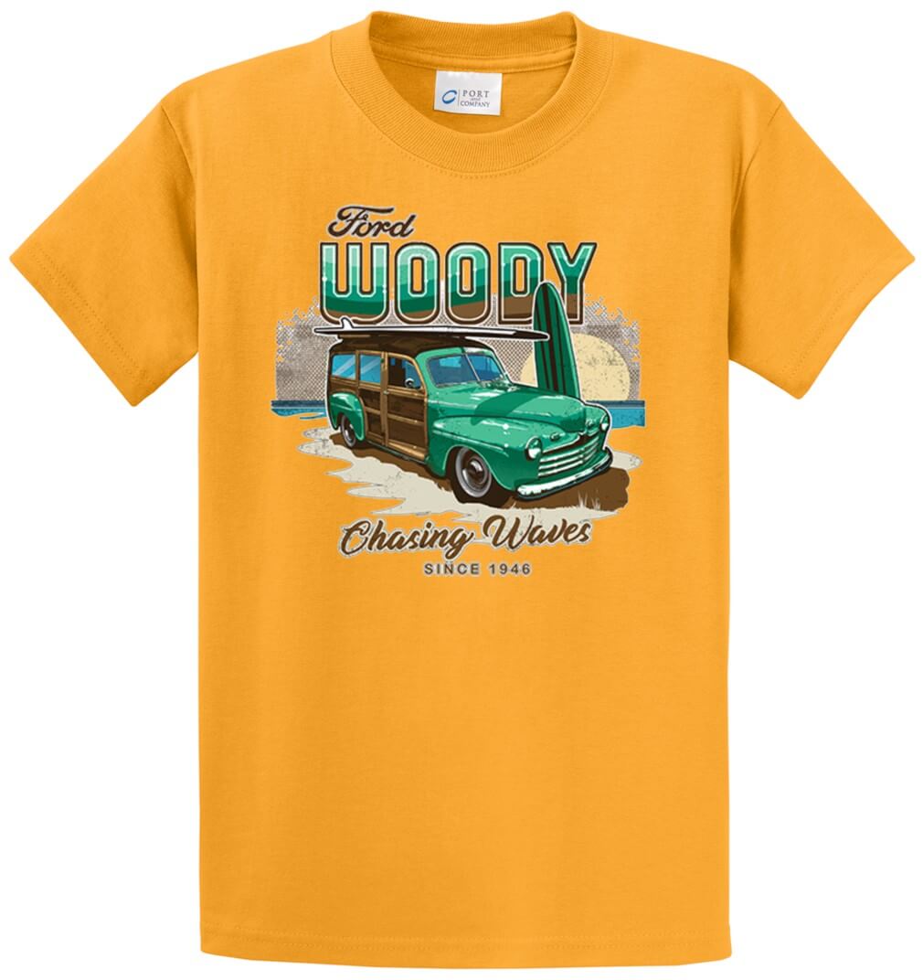 1946 Ford Woody Printed Tee Shirt-1