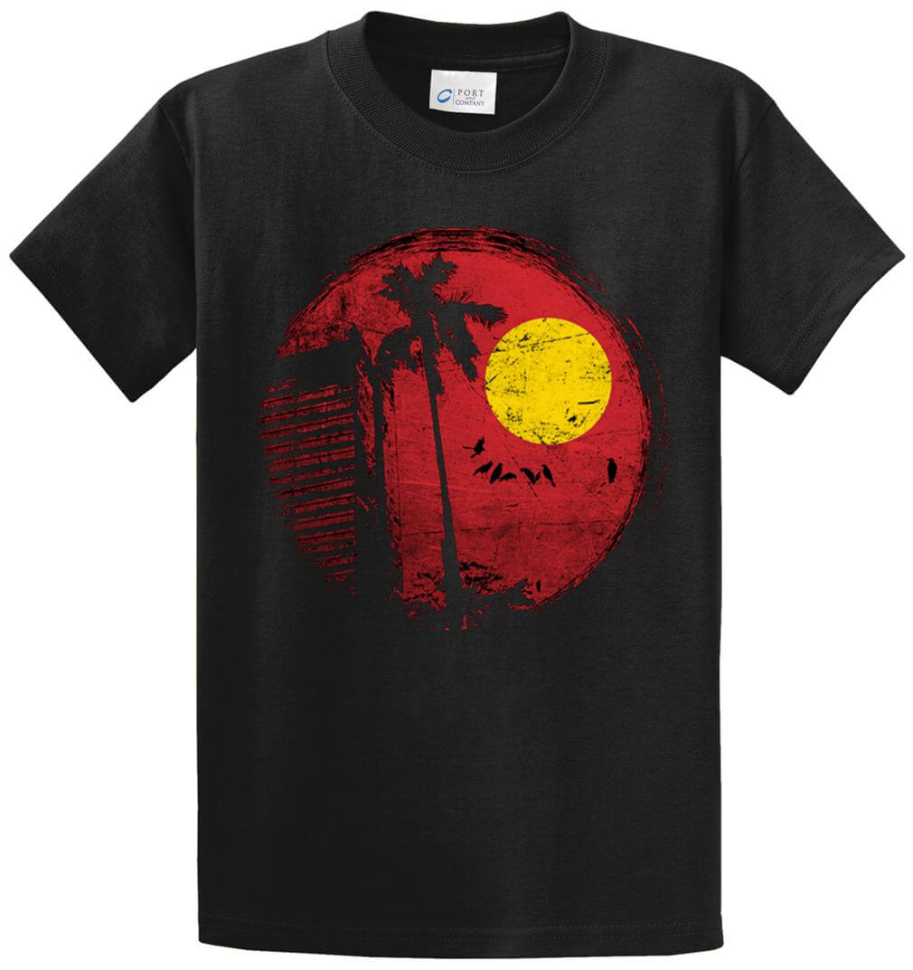 New Moon Printed Tee Shirt-1