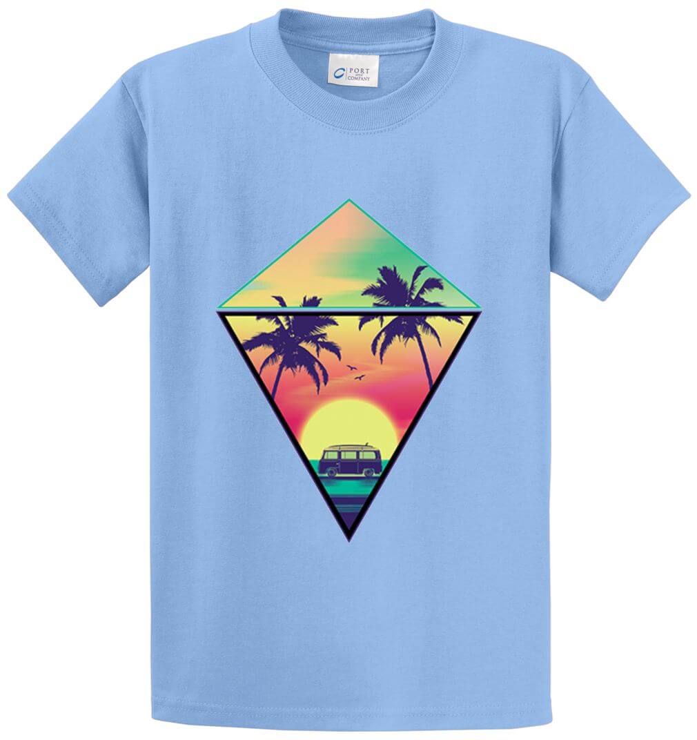 Summer Trip Printed Tee Shirt-1