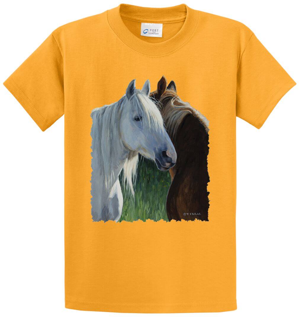 Horse Whispering Printed Tee Shirt-1