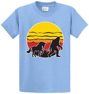 Bigfoot Unicorn Printed Tee Shirt