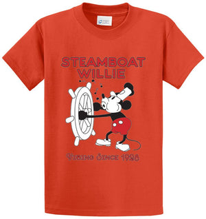 Steamboat Willie Vibing Printed Tee Shirt