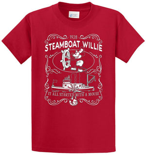 Steamboat Willie It All Started Printed Tee Shirt