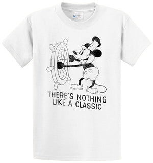 Steamboat Willie Nothing Like A Classic Printed Tee Shirt