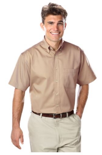Short Sleeve Twill Shirt Closeout-2