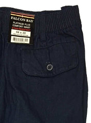 Falcon Bay Men's Full Elastic Casual Denim Pant 34-72w