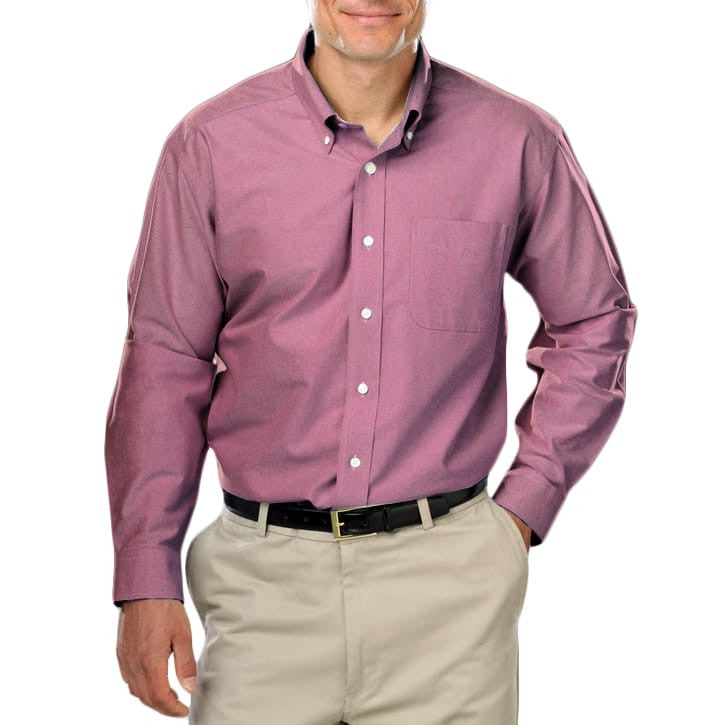 Blue Generation Men's Cotton/Poly Long Sleeve Oxford Shirt SM-6XL and LT-3XT-6