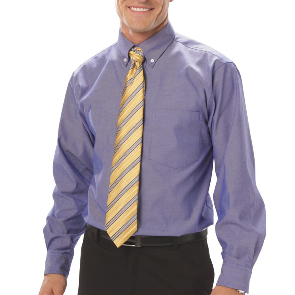 Blue Generation Men's Cotton/Poly Long Sleeve Oxford Shirt SM-6XL and LT-3XT-7