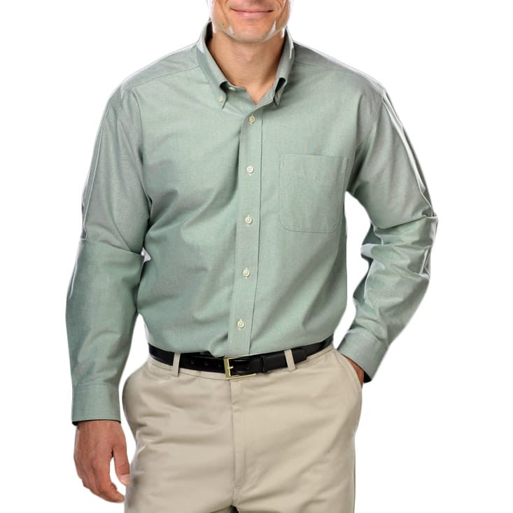 Blue Generation Men's Cotton/Poly Long Sleeve Oxford Shirt SM-6XL and LT-3XT-8