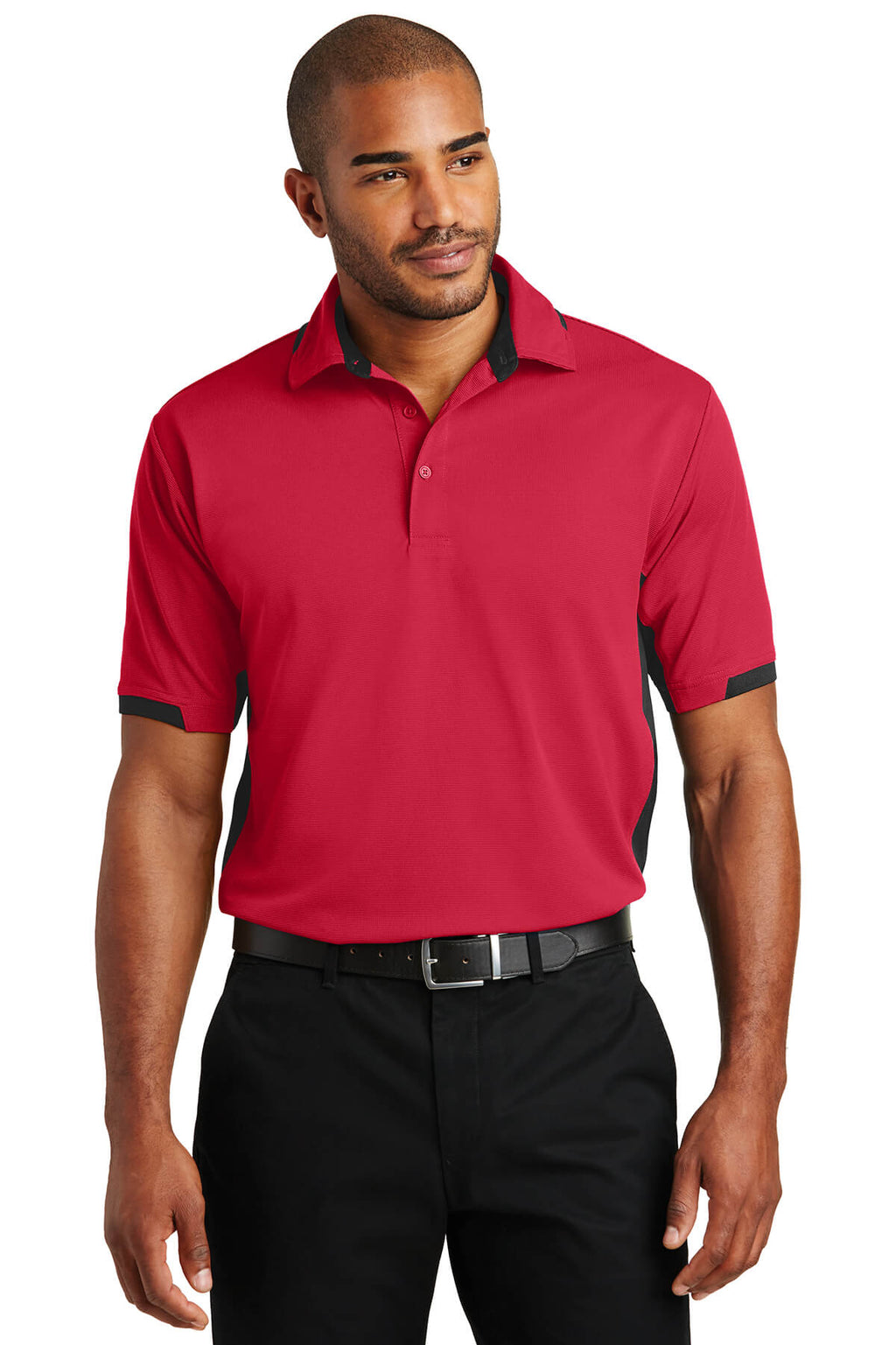 Port Authority Dry Zone Colorblock Ottoman Polo LG-6XL-1