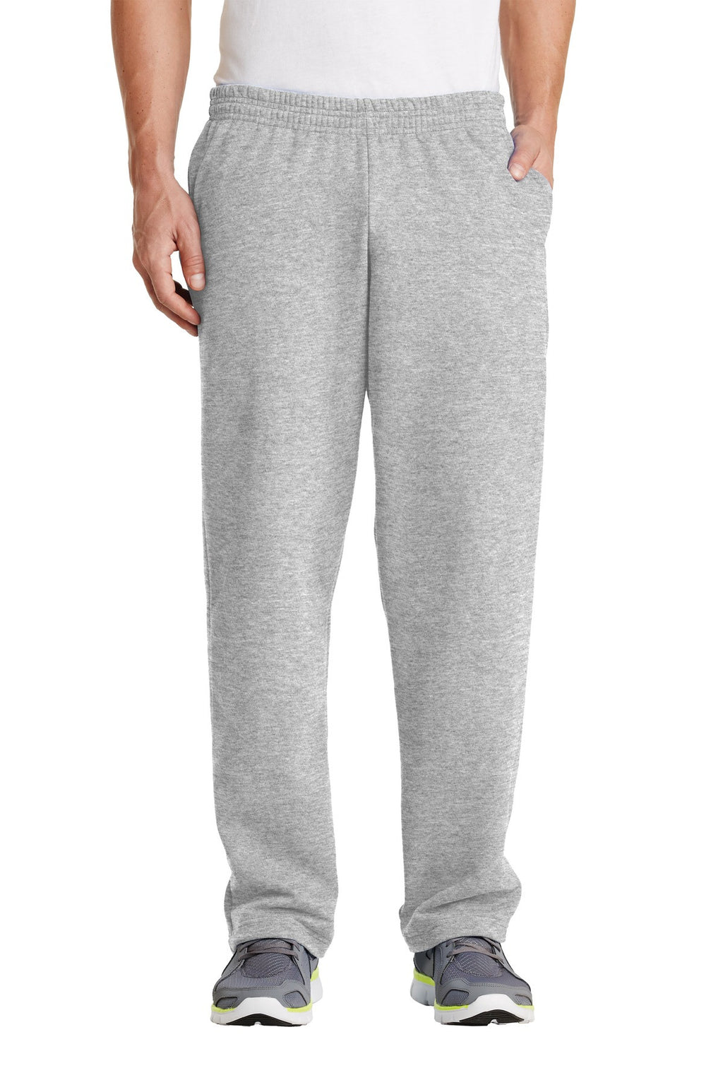 Port & Company Classic Open Bottom Sweatpants With Pockets MD-4XL-2