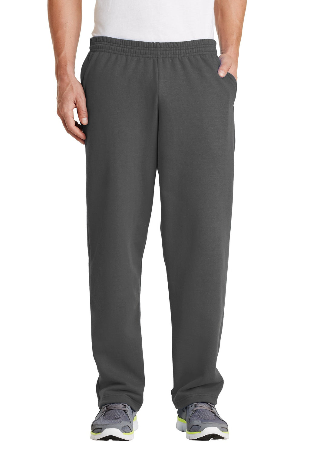 Port & Company Classic Open Bottom Sweatpants With Pockets MD-4XL-6