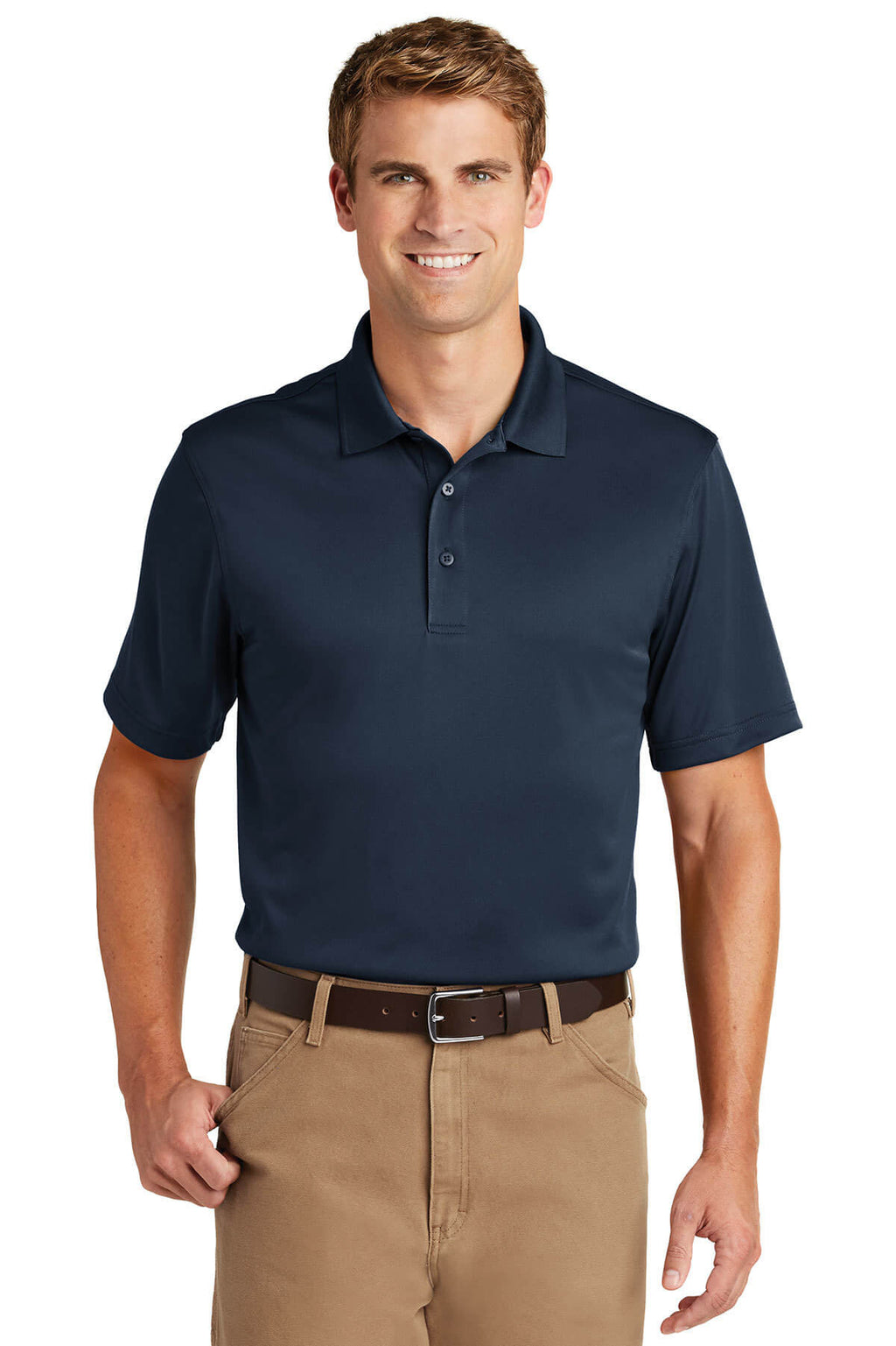 big size snag proof poly polo navy 4xl