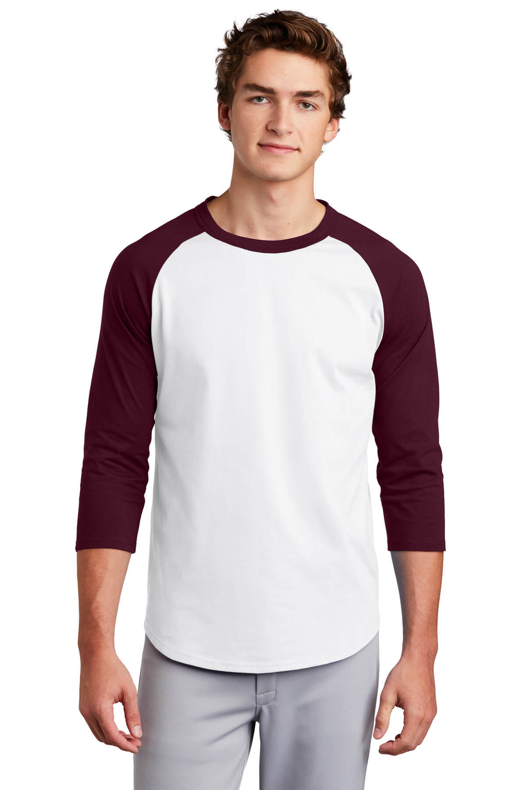 Sport-Tek Colorblock Jersey Baseball Tee Shirt 2XL-6XL-8
