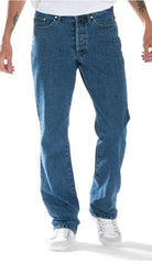Full Blue Brand Men's Regular Fit Stretch Jeans Stone Wash