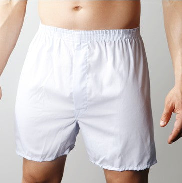Players Big Men's Boxer Shorts (2Pk) WHITE
