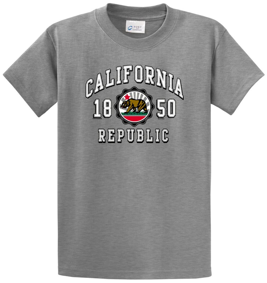 California Republic 1850 Printed Tee Shirt-1