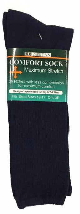 Men's Wide Stretch Comfort Dress Sock Closeout-2
