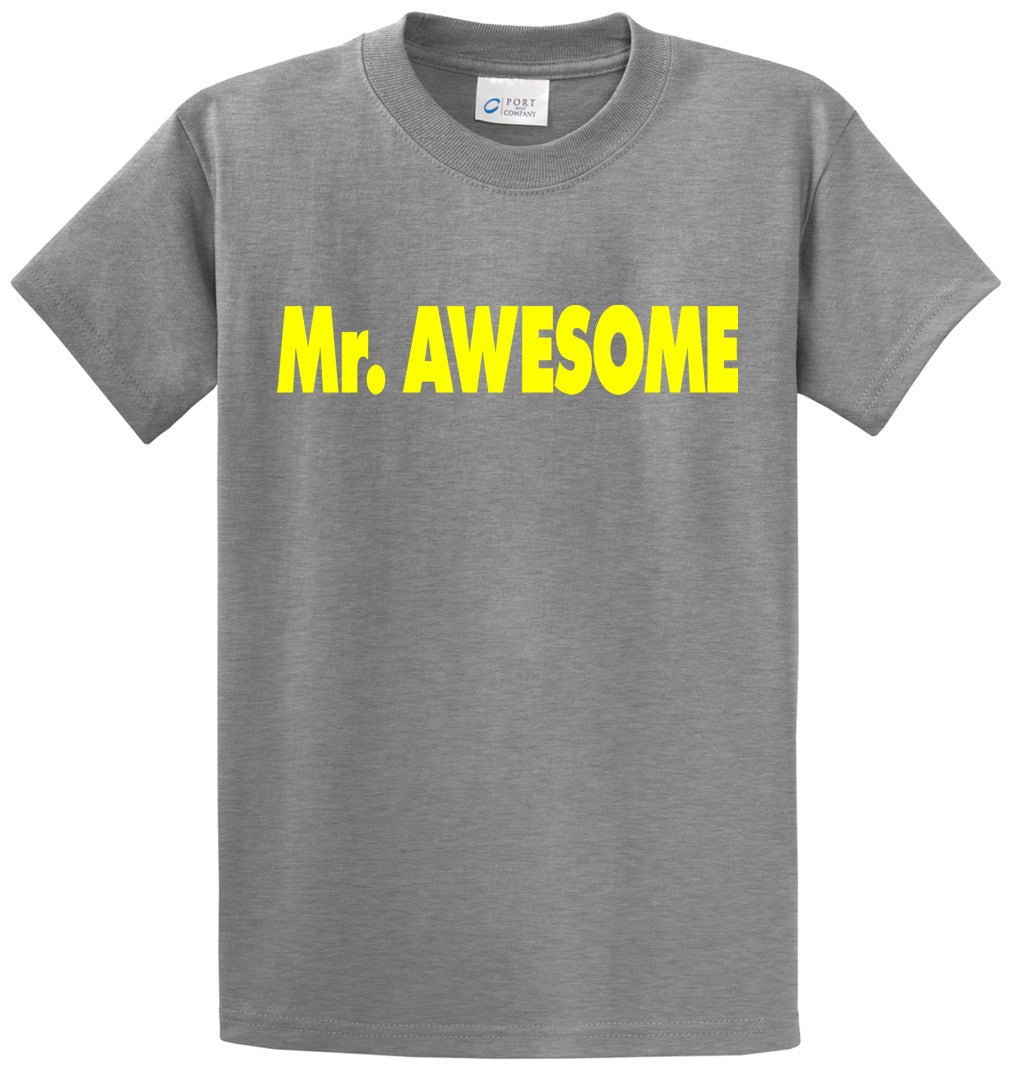 Mr Awesome Printed Tee Shirt-1