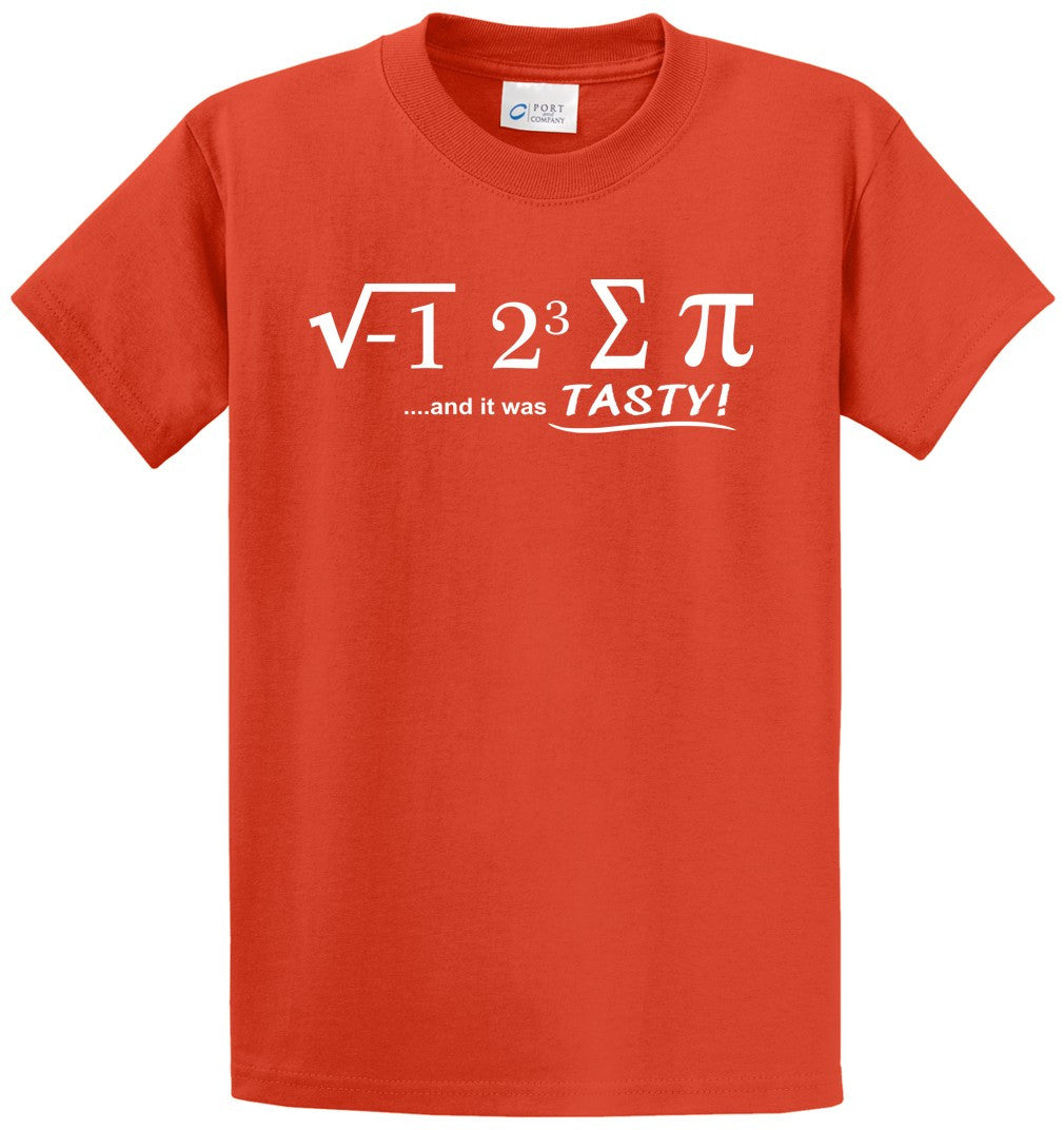 Ate Some Pi Printed Tee Shirt-1