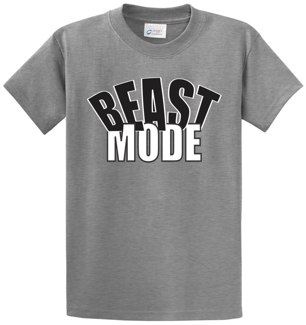 Beast Mode Printed Tee Shirt-1