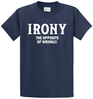 Irony Printed Tee Shirt
