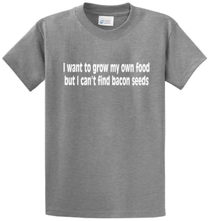 Grow My Own Food Printed Tee Shirt