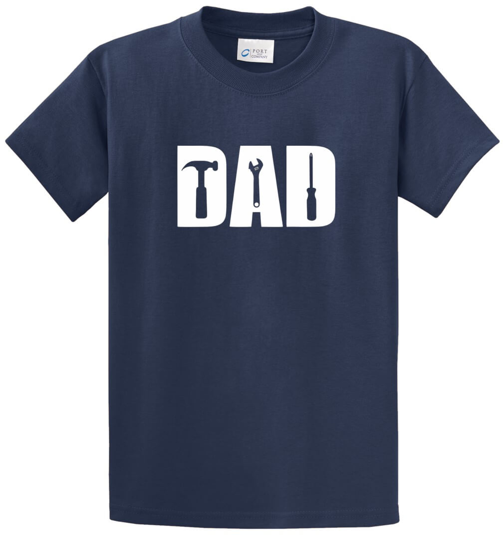Dad Tools Printed Tee Shirt-1