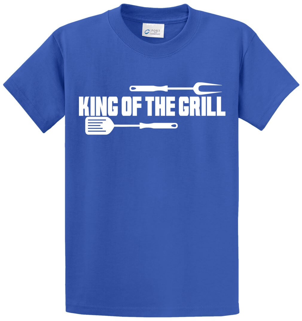 King Of The Grill Printed Tee Shirt-1