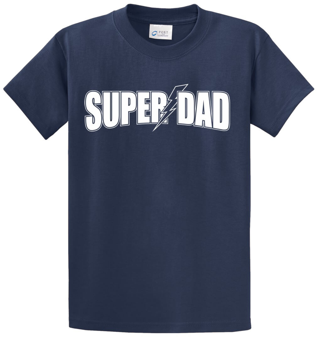 Super Dad Printed Tee Shirt-1