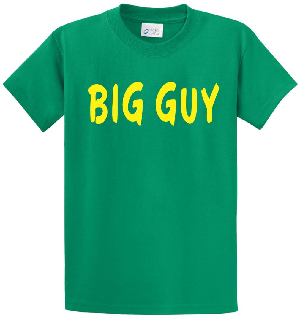Big Guy Printed Tee Shirt-1